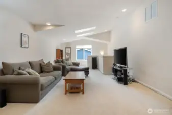 Massive, upstairs bonus room. Great as a media room, craft room, you choose!