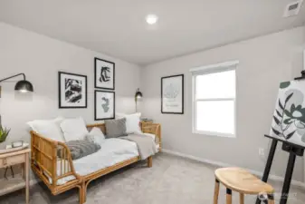 Photo rendering is representational. Actual home is under construction and finishes, elevation, and paint colors may vary. See site agent