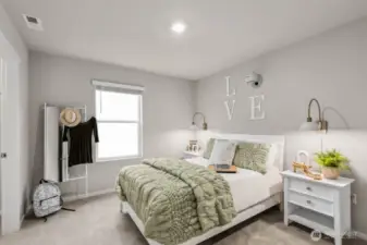 Photo rendering is representational. Actual home is under construction and finishes, elevation, and paint colors may vary. See site agent