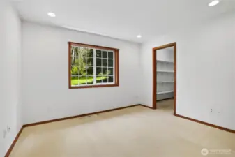 4th bedroom with walk-in closet