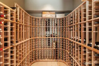 Climate control wine room.