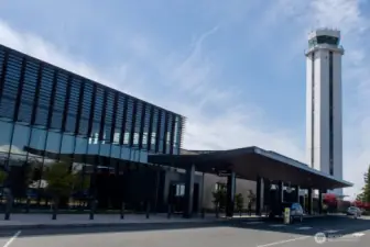 Quick ride to Paine Field Airport offering nonstop flights to 10 destinations across the U.S