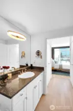 Huge primary bath, new hardwoods throughout.