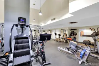 Fully-equipped gym available 24/7.