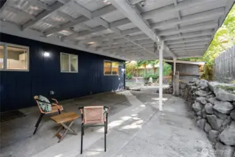 Huge covered patio space to enjoy year round!