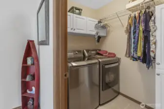 upstairs utility room