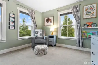 1st guest bedroom on the upper level.