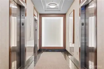 Elevators with keyed entry for extra security