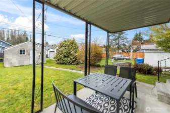 Covered Back Patio