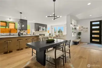 Seamless flow throughout the main living area