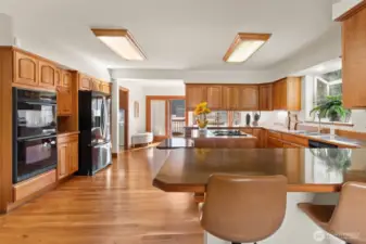 Authentic wood flooring