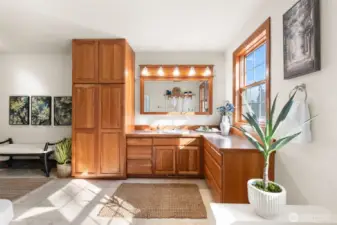 Upstairs bath vanity