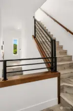 Custom Iron Staircase Railings