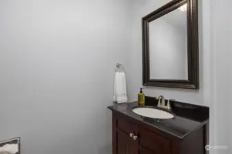 Main floor powder room