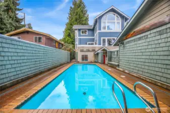 This Private swimming oasis is only shared by 2 units and has been updated and professionally maintained.