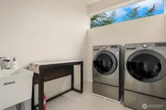 Upstairs laundry / utility room.