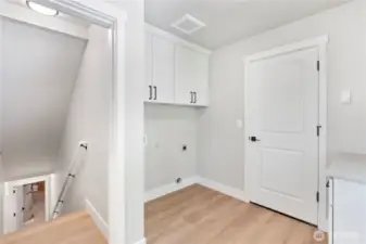 laundry and stairs to basement