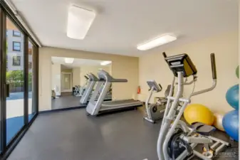 Community fitness room