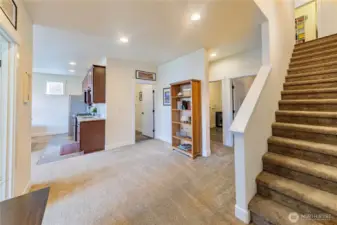 Downstairs landing hallway