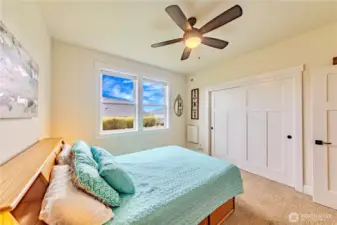 2nd downstairs bedroom with a view
