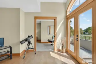 Stargaze from your upper balcony