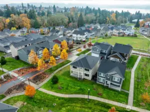 Port Washington Narrows can be seen in the distance - This is a fabulous location - surrounded by parks: East Park, Eastpark Nature Area, Madrona Trails City Park.
