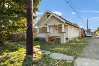 Rehab started, ready for your finishing touch! Classic 1925 two-bedroom in Tacoma’s Lincoln District.