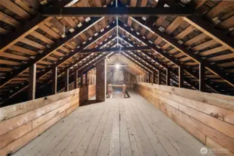 Upstairs ready for your vision—could become an additional bedroom or living area.