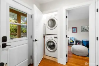 Laundry door is a deadening sound proof door  door