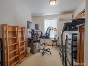 Bedroom 2 is being used as an Office.