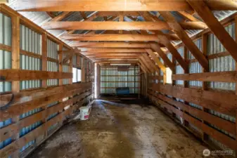 Inside Detached garage