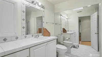 Second full bathroom upstairs.