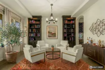 Dining room option as a sitting room