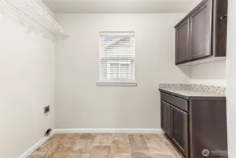 Second floor utility room