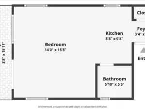 A simple Floorplans of the cottage.