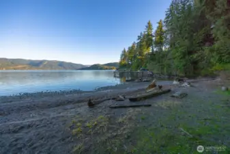 Another view of the community beach.