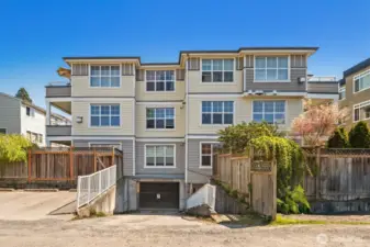 Dedicated parking space and storage located in a secure garage.
