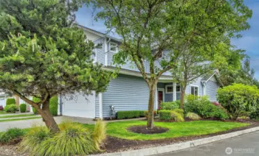 The neighborhood is elegantly maintained by the HOA.