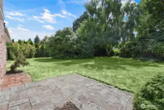 Concrete Patio! Fenced yard! Virtually greened lawn