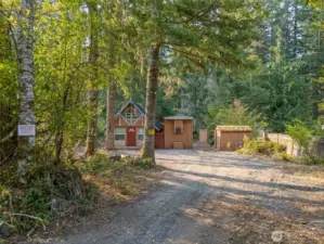 Rustic Cabin Peacefully Tucked Back