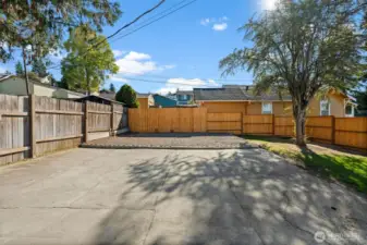 This corner lot is so large and perfect for outdoor fun
