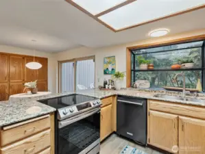 Kitchen with Sun Window  6008 Indian Trail NE, Tacoma, WA 98422  6008 Indian Trail NE, Tacoma, WA 98422  6008 Indian Trail NE, Tacoma, WA 98422