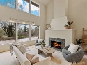 Living Room Fireplace  6008 Indian Trail NE, Tacoma, WA 98422