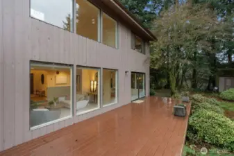 Deck on north side of home  6008 Indian Trail NE, Tacoma, WA 98422