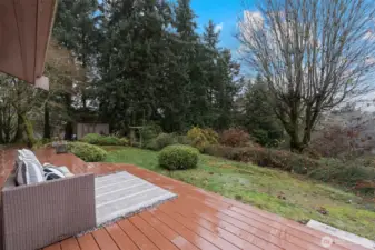 Deck Back Yard  6008 Indian Trail NE, Tacoma, WA 98422