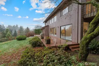 Back of Home Looking East  6008 Indian Trail NE, Tacoma, WA 98422