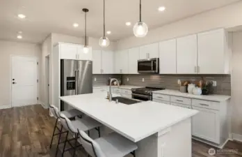 Photo represents model home not actual unit.