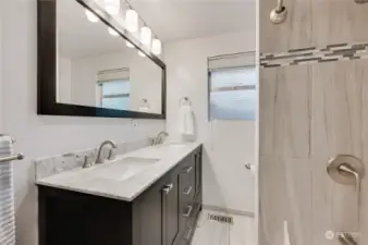 Full bath-double sinks