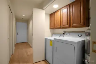 Laundry closet, washer & dryer included!