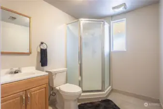 3/4 Bath lower level